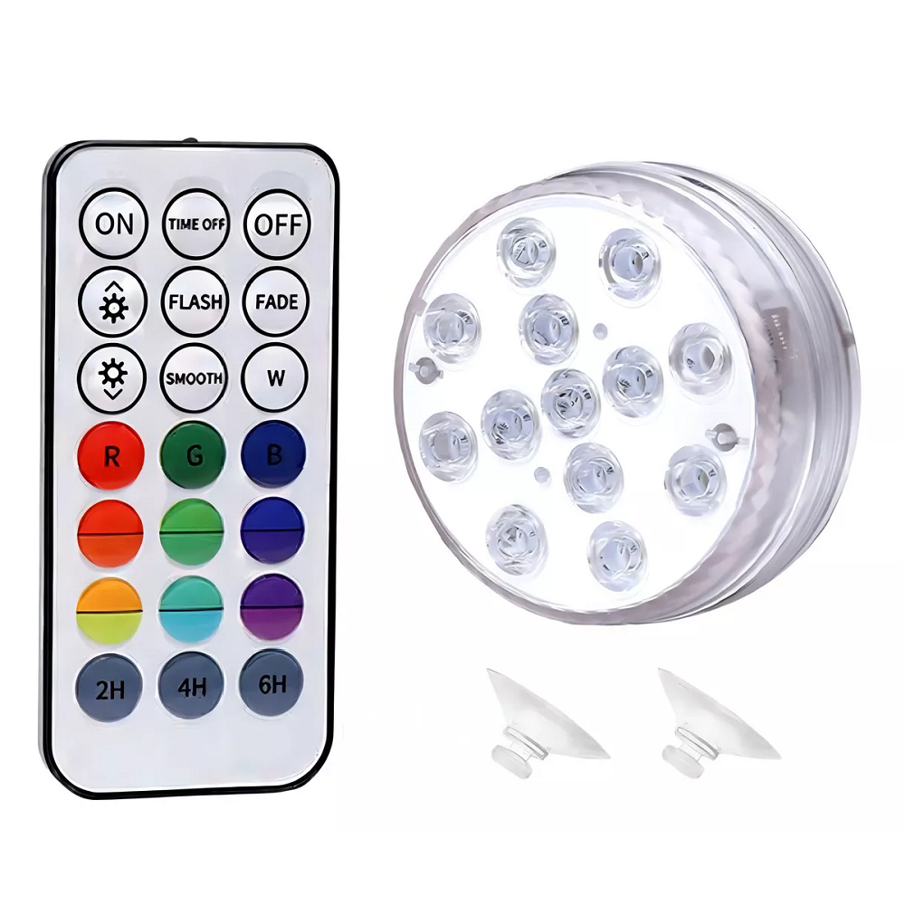 Luz Led Sumergible Multiusos - Control Remoto
