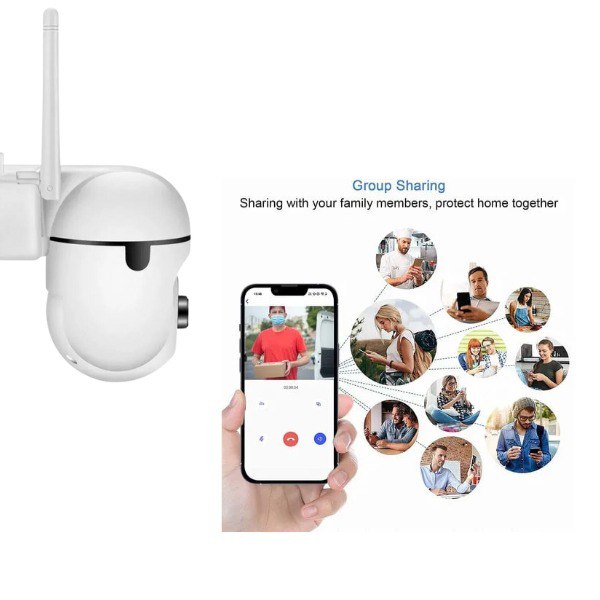 CAMARA DE SEGURIDAD 360º - IP WIFI HD 3MP