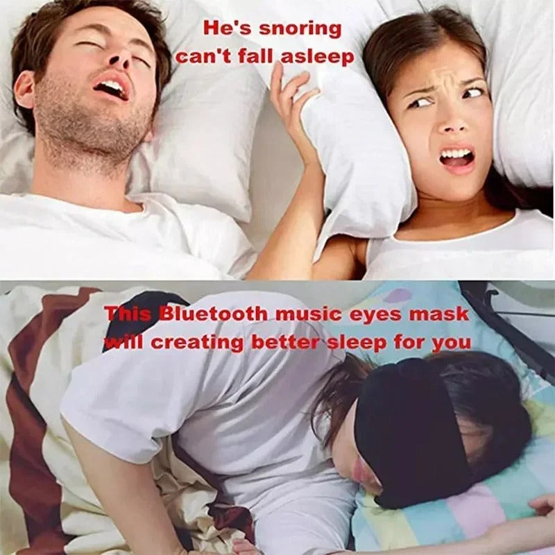 Banda Antifaz para Dormir con Bluetooth