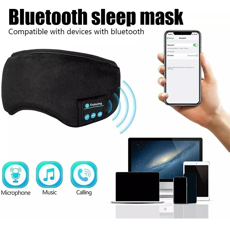Banda Antifaz para Dormir con Bluetooth