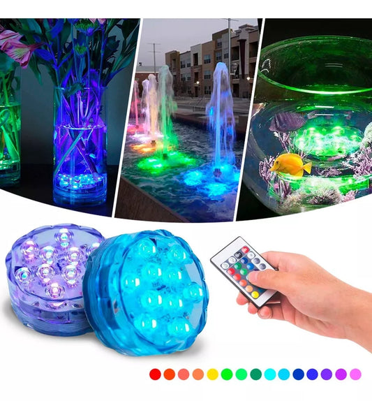 Luz Led Sumergible Multiusos - Control Remoto